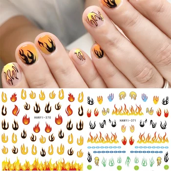 1 Sheet Nail Stickers The fire Nail Decals Colorful Nail Transfer Sticker Mixed Patterns Nail Art DIY Design Decoration
1 Sheet Nail Stickers The fire Nail Decals Colorful Nail Transfer Sticker Mixed Patterns Nail Art DIY Design Decoration