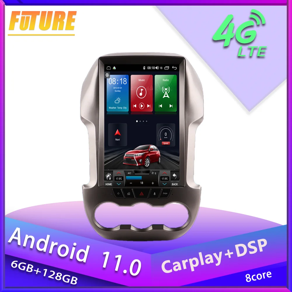 128G Android 11.0 For Ford Ranger F250 2008 2009-2012 Android Car Radio Stereo Multimedia Player GPS Navigation 2 Din Head Unit
128G Android 11.0 For Ford Ranger F250 2008 2009-2012 Android Car Radio Stereo Multimedia Player GPS Navigation 2 Din Head Unit