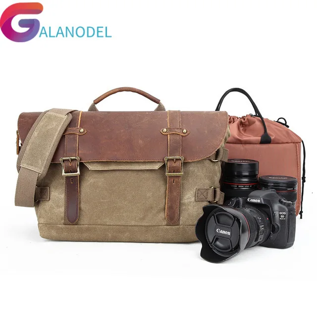 DSLR New Canvas Vintage M213 SLR Camera Bag Shoulder Strap Case Casual Shoulder Messenger Pack for Canon for Sony Waterproof Bag
DSLR New Canvas Vintage M213 SLR Camera Bag Shoulder Strap Case Casual Shoulder Messenger Pack for Canon for Sony Waterproof Bag