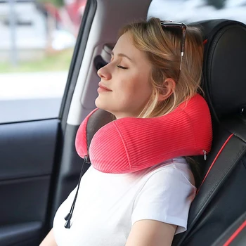 Red Travel Pillow Memory Foam with 360-Degree Head Support Comfortable Neck Pillow with Storage Bag Lightweight Traveling Pillow
Red Travel Pillow Memory Foam with 360-Degree Head Support Comfortable Neck Pillow with Storage Bag Lightweight Traveling Pillow