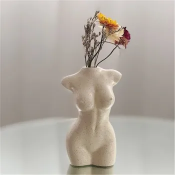 Ceramics Vases Body Art Bust Statue Flower Insert Ornaments Resin Crafts Creativity Vase Desk Decor Home Decor A1843
Ceramics Vases Body Art Bust Statue Flower Insert Ornaments Resin Crafts Creativity Vase Desk Decor Home Decor A1843