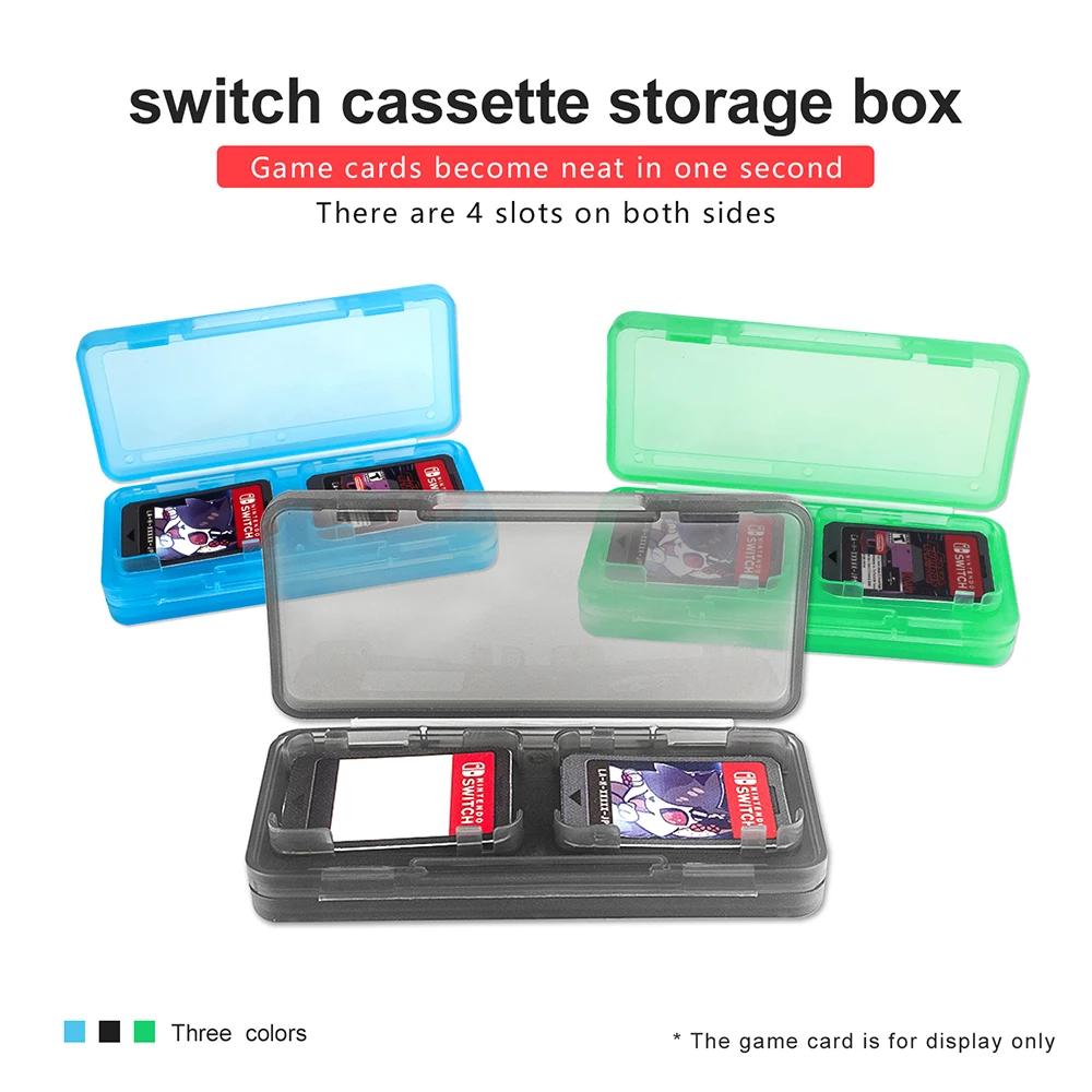 4 in 1 Game Memory Card Cartridge Case Micro SD Case Holder Holder Storage Box For Nintendo Switch Storage Protector Box
4 in 1 Game Memory Card Cartridge Case Micro SD Case Holder Holder Storage Box For Nintendo Switch Storage Protector Box