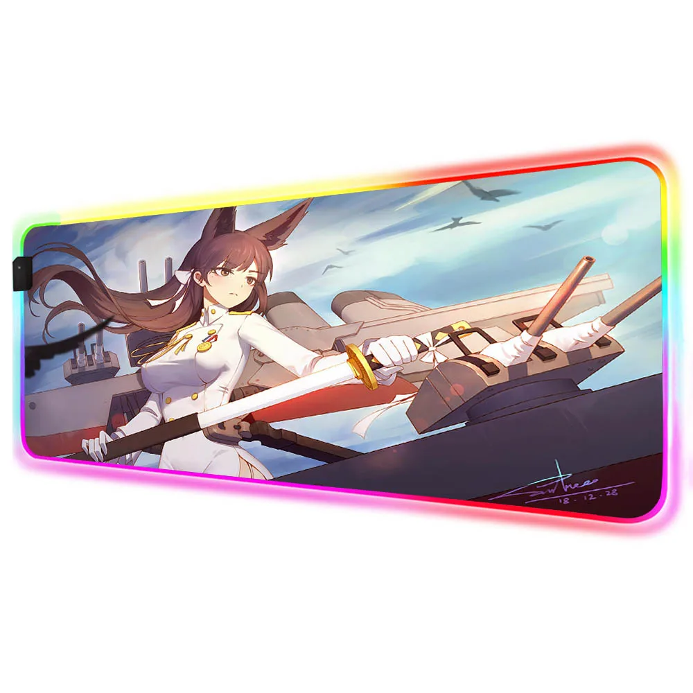 Mairuige Big RGB Mouse Pad Lock Edge Popular Anime Demon Fox Custom Computer Keyboard Desk Mat Rubber Non-slip Dota Csgo Gamers
Mairuige Big RGB Mouse Pad Lock Edge Popular Anime Demon Fox Custom Computer Keyboard Desk Mat Rubber Non-slip Dota Csgo Gamers
