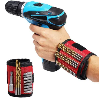 Strong Magnet Wristband Tool Adjustable Tool Wrist Bands for Screws Nails Nuts Bolts Hand free Drill Bit Holder
Strong Magnet Wristband Tool Adjustable Tool Wrist Bands for Screws Nails Nuts Bolts Hand free Drill Bit Holder