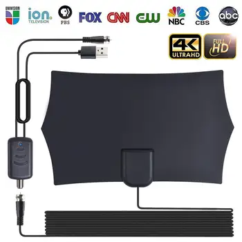 HDTV Antenna High Definition Mini 1080P Amplified Indoor Digital Television Cables for TV Broadcast Live Local Channels
HDTV Antenna High Definition Mini 1080P Amplified Indoor Digital Television Cables for TV Broadcast Live Local Channels