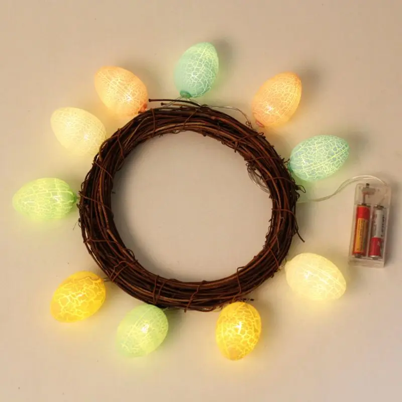 Easter Egg LED String Lights Battery Operated Rattan Wreath Garland Lamp Bedroom
Easter Egg LED String Lights Battery Operated Rattan Wreath Garland Lamp Bedroom