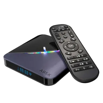 A95X F3 TV Box Amlogic S905X3 4GB RAM 64GB ROM 5G WIFI bluetooth 4.0 Android 9.0 4K TV Box with RGB Light Set Top Box
A95X F3 TV Box Amlogic S905X3 4GB RAM 64GB ROM 5G WIFI bluetooth 4.0 Android 9.0 4K TV Box with RGB Light Set Top Box