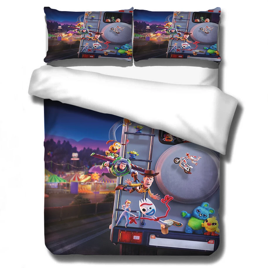 Toy Story bedding sets bed sheet duvet cover and pillowcase luxury bedding Home textiles 3d digital printing boys bedding (4)