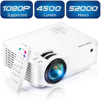Mini Projector1080P 5500Lux 210 Display 52000 Hrs LED Movie Projector Compatible Phone Computer Laptop USB HDMI VGA-Home Office
Mini Projector1080P 5500Lux 210 Display 52000 Hrs LED Movie Projector Compatible Phone Computer Laptop USB HDMI VGA-Home Office