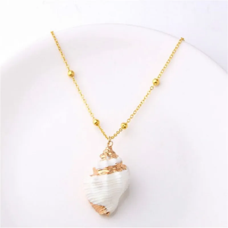 2019 New Boho Conch Shells Necklace Sea Beach Shell Pendants For Women Shell Cowrie Summer Jewelry Gift
2019 New Boho Conch Shells Necklace Sea Beach Shell Pendants For Women Shell Cowrie Summer Jewelry Gift