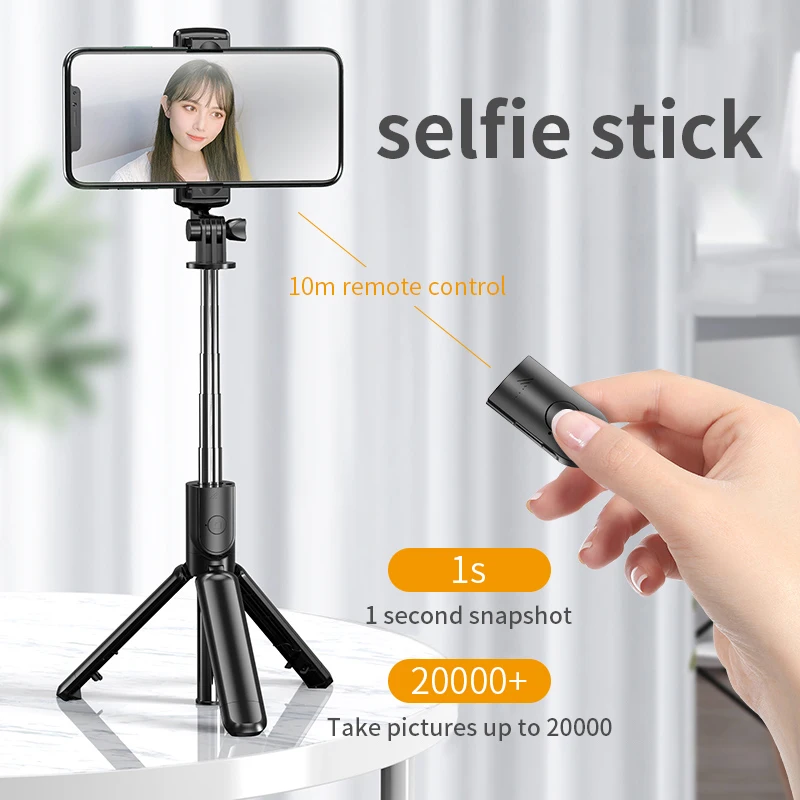 Foldable Tripod Monopod Selfie Stick With Remote Control Button Shutter Wireless Bluetooth Selfie Stick for Xiaomi / iOS/Android
Foldable Tripod Monopod Selfie Stick With Remote Control Button Shutter Wireless Bluetooth Selfie Stick for Xiaomi / iOS/Android
