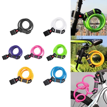 New Anti-Theft Bike Bicycle Lock 5 Digit Code Combination Telescopic MTB Steel Cable Spiral Lock For Motorcycle Cycle Universal
New Anti-Theft Bike Bicycle Lock 5 Digit Code Combination Telescopic MTB Steel Cable Spiral Lock For Motorcycle Cycle Universal