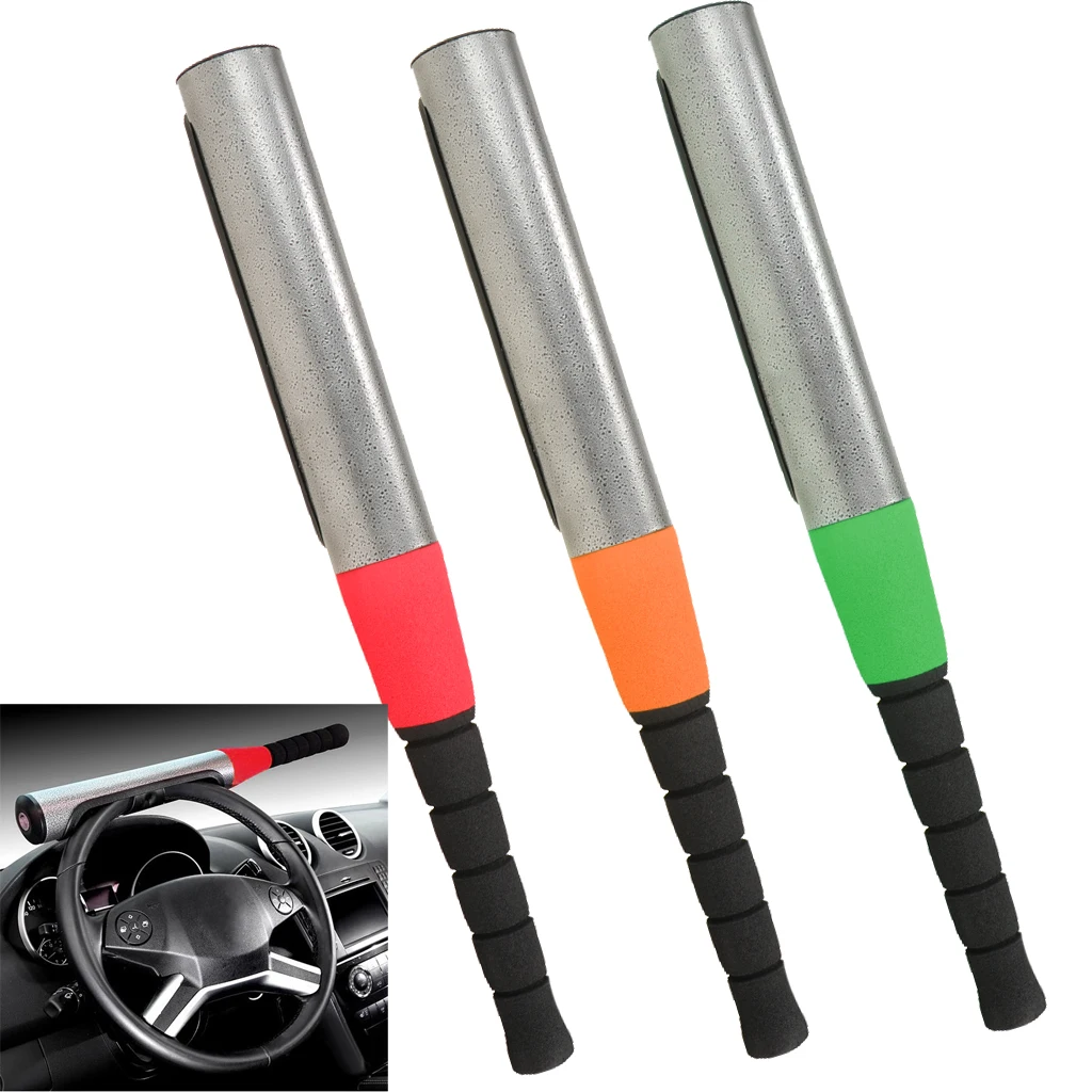 61cm Car Vehicle Steel Baseball Bat Style Steering Wheel Lock Anti-theft Fits most Cars Van Vehicles Steel Steering Wheel Lock
61cm Car Vehicle Steel Baseball Bat Style Steering Wheel Lock Anti-theft Fits most Cars Van Vehicles Steel Steering Wheel Lock