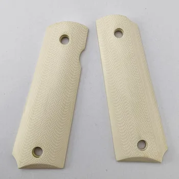 2Pieces Tactics Pistol 1911 Grips White resin Grips patch Custom Grips CNC Material 1911 Accessories
2Pieces Tactics Pistol 1911 Grips White resin Grips patch Custom Grips CNC Material 1911 Accessories