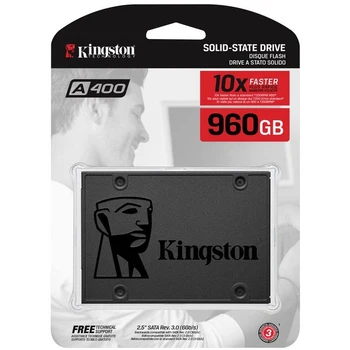 SSD Kingston A400 SA400S37 / 960G SSD, 2.5 ", 960GB, SATA-III, Read: 500 Mb / s, Write: 450 Mb / s, TLC, TRIM, NCQ, ECC
SSD Kingston A400 SA400S37 / 960G SSD, 2.5 ", 960GB, SATA-III, Read: 500 Mb / s, Write: 450 Mb / s, TLC, TRIM, NCQ, ECC