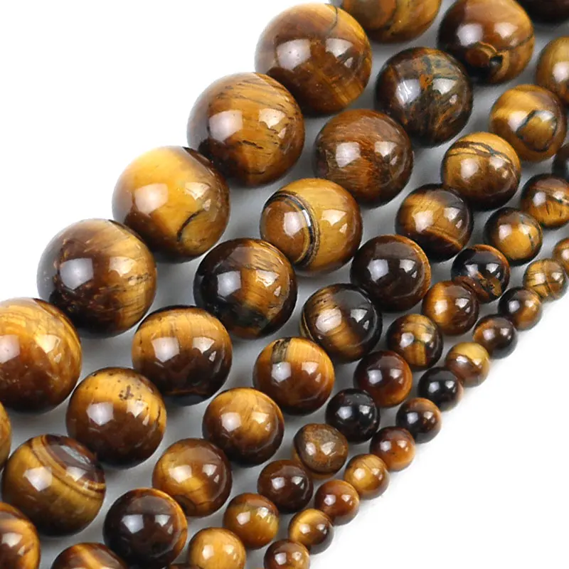High Quality Grade Brown Gold Natural Tiger Eye Stone Round Beads 15'' Strands 4-12 mm Spacer beads For Jewelry Making Bracelet
High Quality Grade Brown Gold Natural Tiger Eye Stone Round Beads 15'' Strands 4-12 mm Spacer beads For Jewelry Making Bracelet