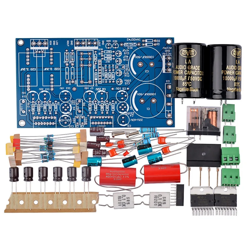 TDA7294 Audio Amplifier Board 70Wx2 Two Channel Speaker Protection Power Amplifier Board Diy Kit DIY Sound System Speaker
TDA7294 Audio Amplifier Board 70Wx2 Two Channel Speaker Protection Power Amplifier Board Diy Kit DIY Sound System Speaker