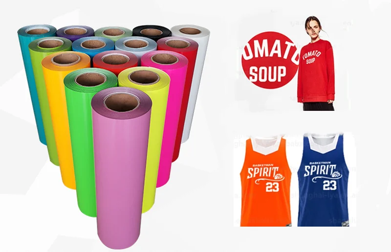 True PU Heat Transfer Vinyl Film 描述 (1)