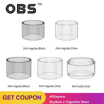 New OBS Cube Replacement Glass Tube 2ml/4ml Capacity for The OBS Cube Kit Electronic Cigarette E-cigarette Tank Tube Vape Part
New OBS Cube Replacement Glass Tube 2ml/4ml Capacity for The OBS Cube Kit Electronic Cigarette E-cigarette Tank Tube Vape Part