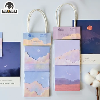 Mr Paper 80pcs/lot Cute Space Paper Sticky Notes Scenery Memo Pads Creative Stationery Office School Supplies Label Stickers
Mr Paper 80pcs/lot Cute Space Paper Sticky Notes Scenery Memo Pads Creative Stationery Office School Supplies Label Stickers