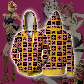 Anime Jojo Bizarre Adventure Hoodie Sweatshirt Women Men Cosplay Costume Joestar Kujo Jotaro Spring Autumn Hooded Hoodie Tops 
Anime Jojo Bizarre Adventure Hoodie Sweatshirt Women Men Cosplay Costume Joestar Kujo Jotaro Spring Autumn Hooded Hoodie Tops