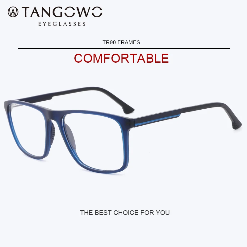 TANGOWO TR90 Glasses Frame Men Myopia Eye Glass Prescription Eyeglasses Frames 2019 Square Glass for Men Optical Eyewear
TANGOWO TR90 Glasses Frame Men Myopia Eye Glass Prescription Eyeglasses Frames 2019 Square Glass for Men Optical Eyewear