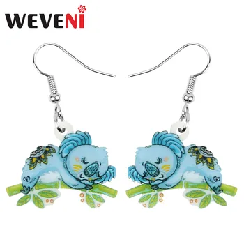 WEVENI Acrylic Australia Koala Bear Earrings Lightweight Cute Animal Dangle Drop Jewelry For Women Kids Trendy Gift Decoration
WEVENI Acrylic Australia Koala Bear Earrings Lightweight Cute Animal Dangle Drop Jewelry For Women Kids Trendy Gift Decoration