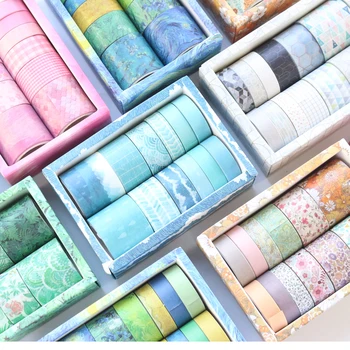 Domikee 12 Rolls classic decorative DIY washi tape set for journal planner diary fine scrapbooking craft masking tape stationery
Domikee 12 Rolls classic decorative DIY washi tape set for journal planner diary fine scrapbooking craft masking tape stationery