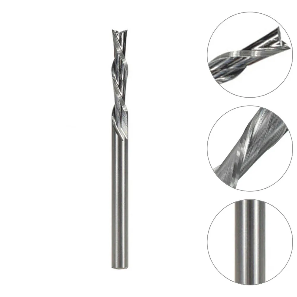 1/8" Shank 2 Flutes End Mill Solid Carbide Down Cut Spiral Flat End Milling Cutter CNC Router Bit Left Hand Rotation
1/8" Shank 2 Flutes End Mill Solid Carbide Down Cut Spiral Flat End Milling Cutter CNC Router Bit Left Hand Rotation