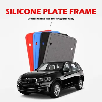 New Thick Silicone License Plate Frame Weather Rust Rattle Proof Universal US America Canada License Plate Tag Holder Dropship
New Thick Silicone License Plate Frame Weather Rust Rattle Proof Universal US America Canada License Plate Tag Holder Dropship