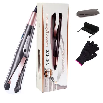Twist 2 In 1 Hair Straightener Curler Ceramic Coated Plates Hair Straightening Curling Flat Iron Hair Wave Crimper Tong With LCD
Twist 2 In 1 Hair Straightener Curler Ceramic Coated Plates Hair Straightening Curling Flat Iron Hair Wave Crimper Tong With LCD