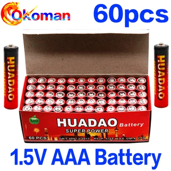 60pcs Carbon dry pilas aaa 1.5V Battery, R03 R3C For Camera Calculator Alarm Clock Alarm Clock Remote Control UM4
60pcs Carbon dry pilas aaa 1.5V Battery, R03 R3C For Camera Calculator Alarm Clock Alarm Clock Remote Control UM4