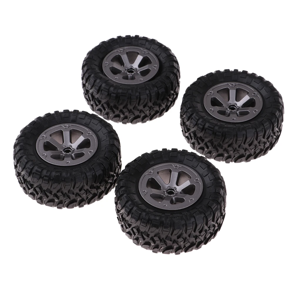 4Pcs/Set 73mm Rubber Wheel Tire Tyres for WPL Military Truck RC Car Upgrade Part DIY Accessories 4Pcs/Set 73mm Rubber Wheel Tire Tyres for WPL Military Truck RC Car Upgrade Part DIY Accessories