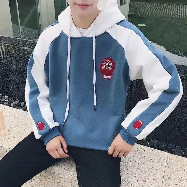 Plus Velvet Hoodie Men's Hooded Autumn 2017 New Style Korean-style Trend Students Pullover Hoodies Sports Jackets Clothing
Plus Velvet Hoodie Men's Hooded Autumn 2017 New Style Korean-style Trend Students Pullover Hoodies Sports Jackets Clothing