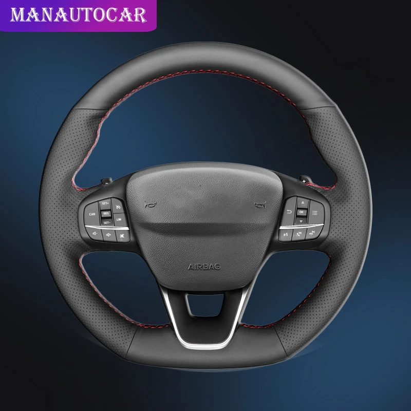 Car Braid On The Steering Wheel Cover for Ford Focus ST-Line 2018-2019 Focus ST 2019-2020 Fiesta ST Interior Auto Covers Styling
Car Braid On The Steering Wheel Cover for Ford Focus ST-Line 2018-2019 Focus ST 2019-2020 Fiesta ST Interior Auto Covers Styling