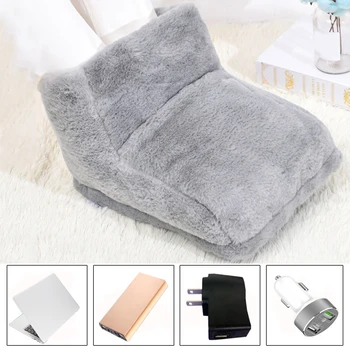 USB Electric Heating Foot Warmer Pad Detachable Washable Ports Heated Slippers Foot-warmers for Adults Men and Women
USB Electric Heating Foot Warmer Pad Detachable Washable Ports Heated Slippers Foot-warmers for Adults Men and Women
