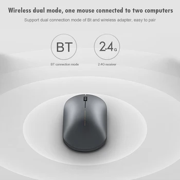 Portable 2.4GHz Bluetooth Mouse 1000DPI Wireless Dual Mode Optical Mice Laptop Computer Ergonomic Mice Silent 
Portable 2.4GHz Bluetooth Mouse 1000DPI Wireless Dual Mode Optical Mice Laptop Computer Ergonomic Mice Silent