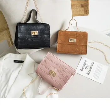 Mini Small Square bag 2020 Fashion PU Leather Women's Handbag Crocodile pattern Chain Shoulder Messenger Bags
Mini Small Square bag 2020 Fashion PU Leather Women's Handbag Crocodile pattern Chain Shoulder Messenger Bags