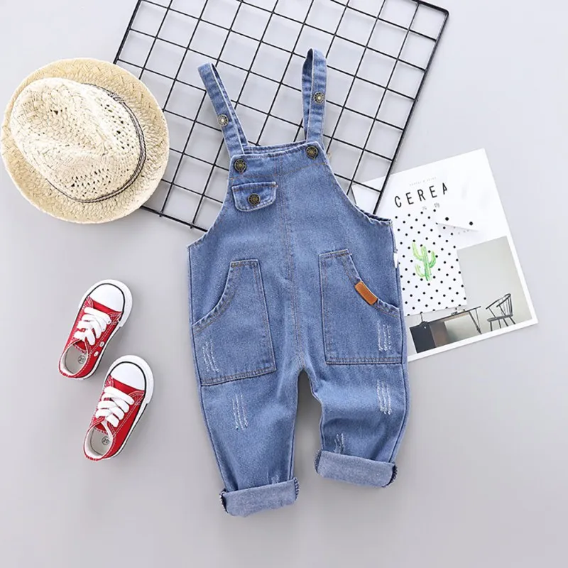 Baby Boy Clothes Autumn Children overalls Children Pants Cotton Solid Pattern Denim Pants Spring Trousers
Baby Boy Clothes Autumn Children overalls Children Pants Cotton Solid Pattern Denim Pants Spring Trousers