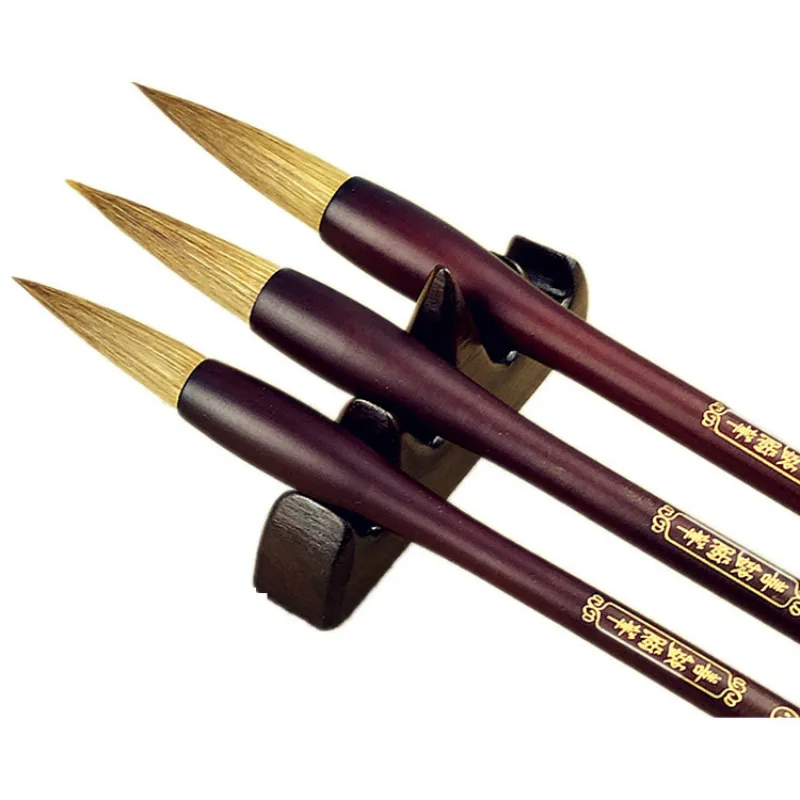 

Chinese Calligraphy Pens Painting Regular Script Couplet Weasel Woolen Writing Brush Huzhou Multiple Hair Calligraphy Brush Pen