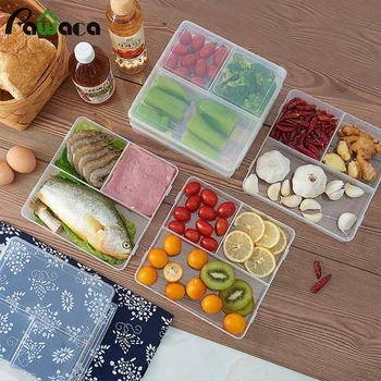 3 Grids Food Storage Container Fridge Fresh-Keeping Box Fruits Vegetable Microwaveable Kitchen Refrigerator Storage Organizer
3 Grids Food Storage Container Fridge Fresh-Keeping Box Fruits Vegetable Microwaveable Kitchen Refrigerator Storage Organizer