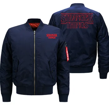Letter Printed STRANGER THINGS Men Military Army Jacket 2019 New Arrival Hip Hop Streetwear Coats Autumn Winter Warm Zipper Top
Letter Printed STRANGER THINGS Men Military Army Jacket 2019 New Arrival Hip Hop Streetwear Coats Autumn Winter Warm Zipper Top