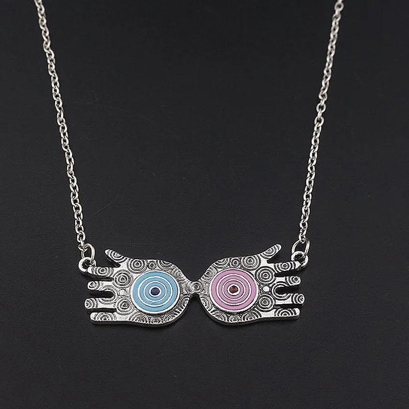Harri Potter Luna Lovegood Necklace Action Figure the Quibbler Magazine Toy Cosplay Gift Fans Kids Birthday