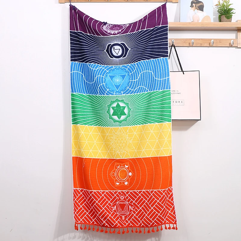 150*75cm Rainbow Yoga Mat Towel Non-Slip Yoga Mat Cover Workout Exercise Gym Floor Mat Portable Travel Outdoor Beach Yoga Towel
150*75cm Rainbow Yoga Mat Towel Non-Slip Yoga Mat Cover Workout Exercise Gym Floor Mat Portable Travel Outdoor Beach Yoga Towel