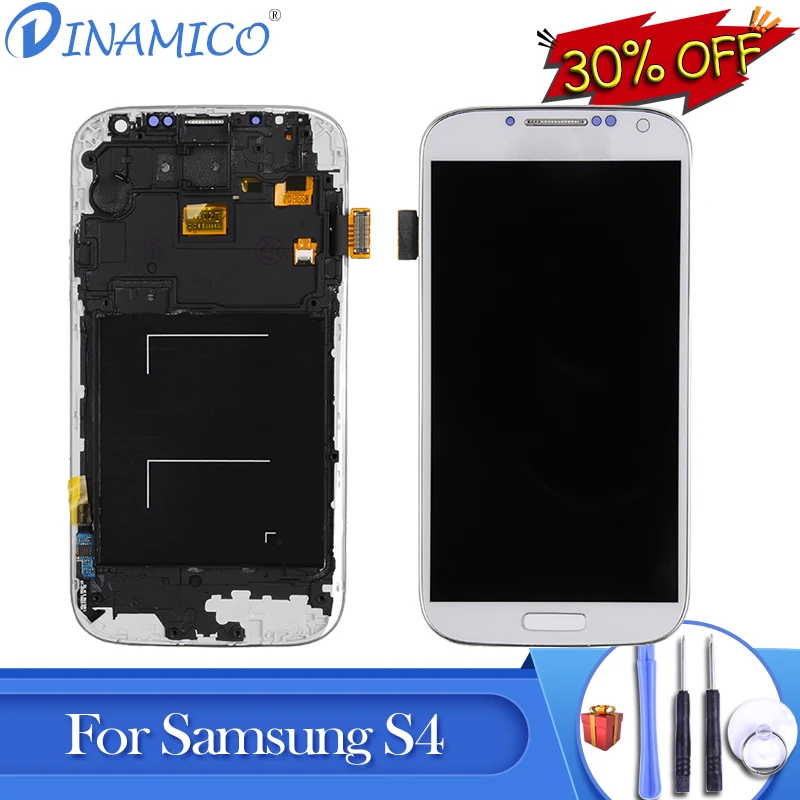 Dinamico Promotion I9505 I9500 I337 I545 Lcd For Samsung Galaxy S4 Display With Touch Screen Digitizer Assembly With Frame+Tools
Dinamico Promotion I9505 I9500 I337 I545 Lcd For Samsung Galaxy S4 Display With Touch Screen Digitizer Assembly With Frame+Tools