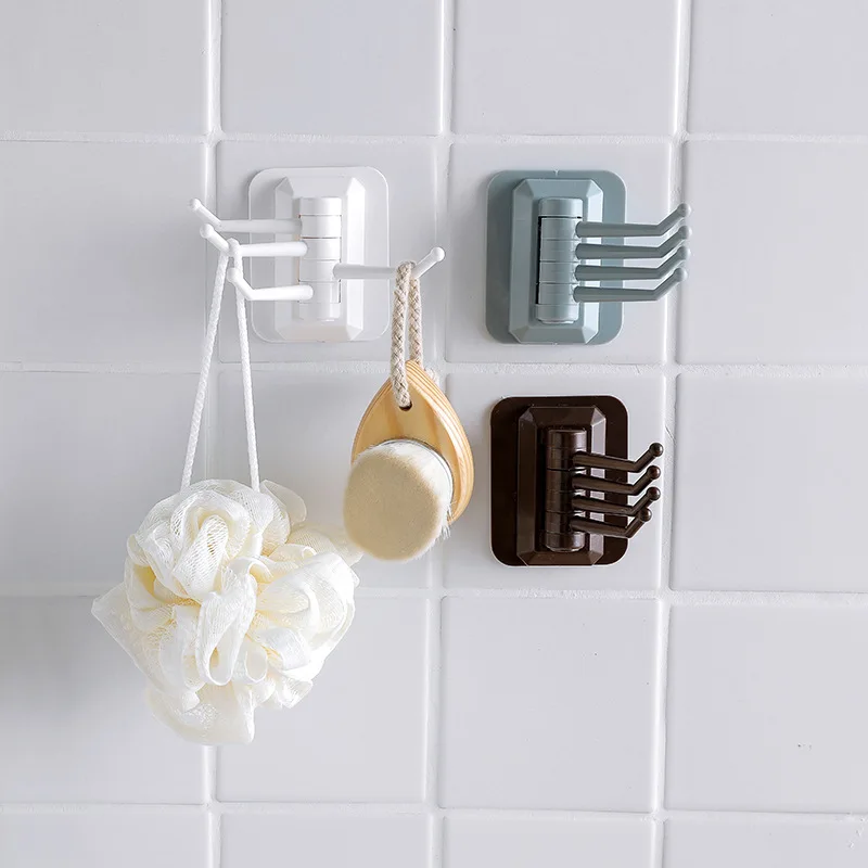 Rotating Hook Self-adhesive Towel Rack Bathroom Wall Shelf Free Punch Traceless Wall Mounted Hook
Rotating Hook Self-adhesive Towel Rack Bathroom Wall Shelf Free Punch Traceless Wall Mounted Hook