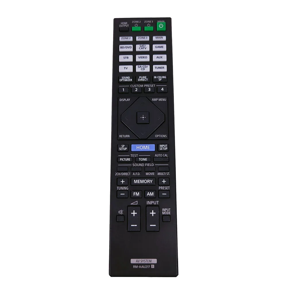 Used Original RM-AAU217 For Sony AV SYSETM Remote Control STR-ZA1100ES STR-ZA2100ES STR-ZA3100ES
Used Original RM-AAU217 For Sony AV SYSETM Remote Control STR-ZA1100ES STR-ZA2100ES STR-ZA3100ES