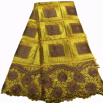 Double-colors huge squares pattern with stones lace fabric,2W115 Newest good quality Water Soluble Chemical Cord Lace Fabric
Double-colors huge squares pattern with stones lace fabric,2W115 Newest good quality Water Soluble Chemical Cord Lace Fabric