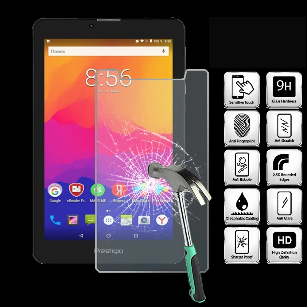 For Prestigio Wize 1177 4G - 9H Tablet Tempered Glass Screen Protector Cover Explosion-Proof High Quality Screen Film
For Prestigio Wize 1177 4G - 9H Tablet Tempered Glass Screen Protector Cover Explosion-Proof High Quality Screen Film