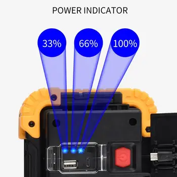 Outdoor New Solar USB Rechargeable Searchlight, Multifunctional Work Light, Emergency Camping Light With Magnet, Floodlight
Outdoor New Solar USB Rechargeable Searchlight, Multifunctional Work Light, Emergency Camping Light With Magnet, Floodlight